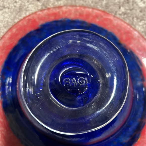 Bagi Art Studio Glass Pedestal Bowl - Picture 4 of 7